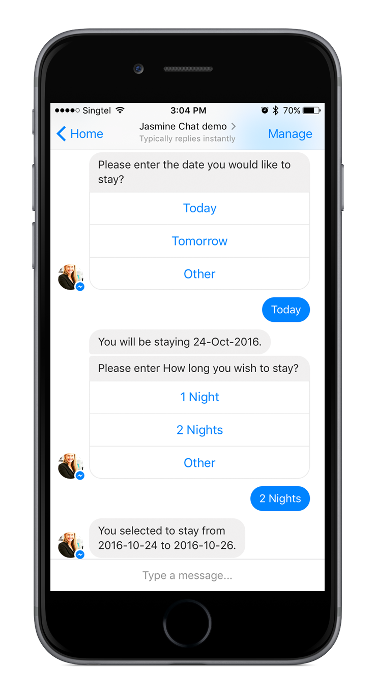 date chat bot